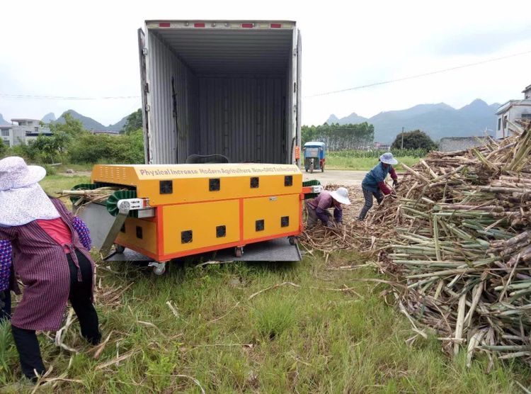 廣西來賓市進行超聲波甘蔗技術交流會議